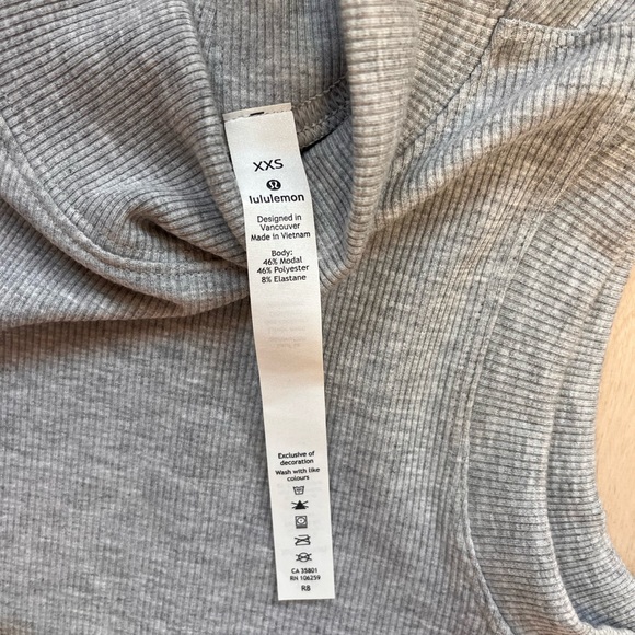 Lululemon turtleneck tank dress - grey - xxs - Picture 2 of 2